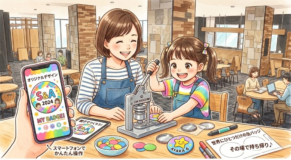 缶バッジワークショップイメージ